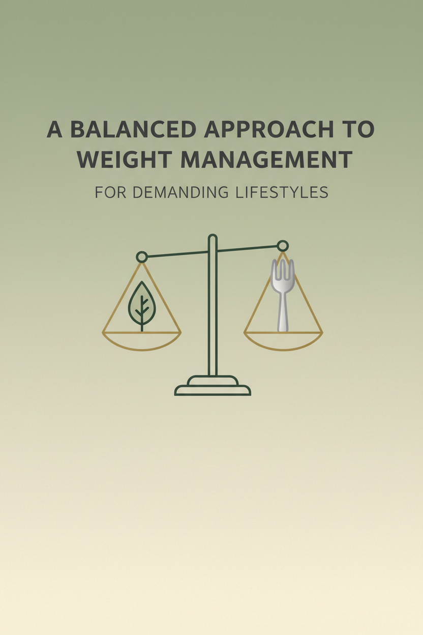 A Balanced Approach to Weight Management for Demanding Lifestyles - PDF Guide Cover